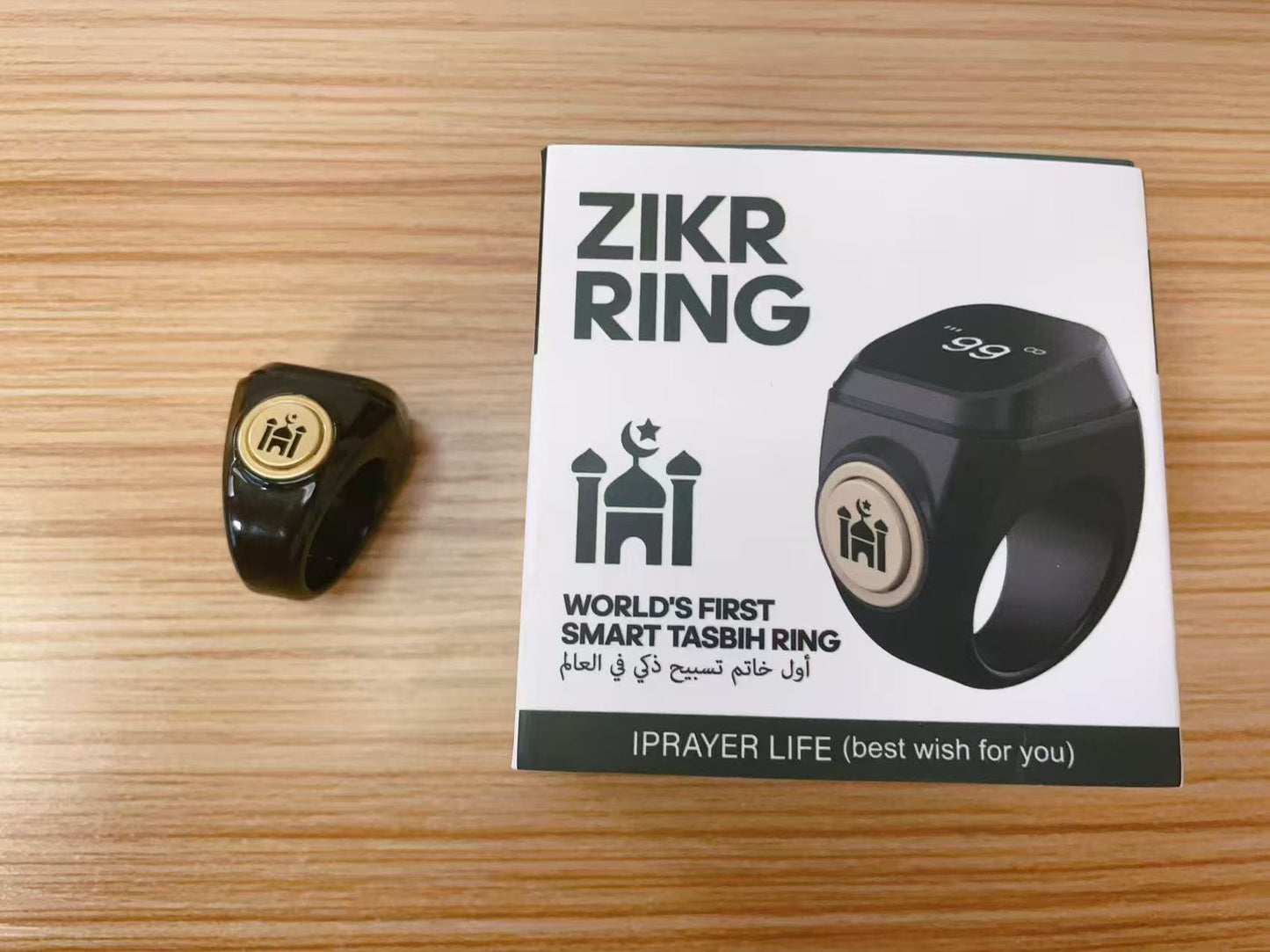 New Smart Zikr Ring Tally Counter Digital Tasbih For Muslims Prayers