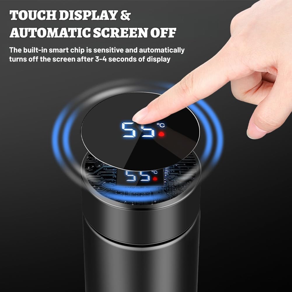Stainless Steel Touch Screen Smart Water bottle 500ml