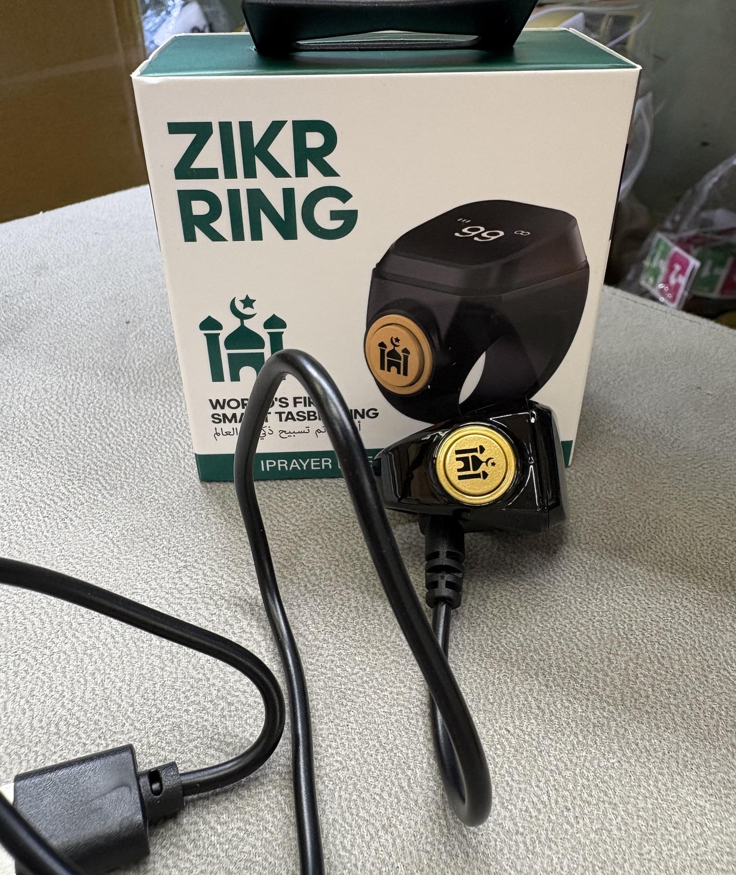 New Smart Zikr Ring Tally Counter Digital Tasbih For Muslims Prayers