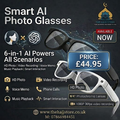 AI Glasses Smart Voice Video Audio Recording Bluetooth 8mp camera 800w pixels