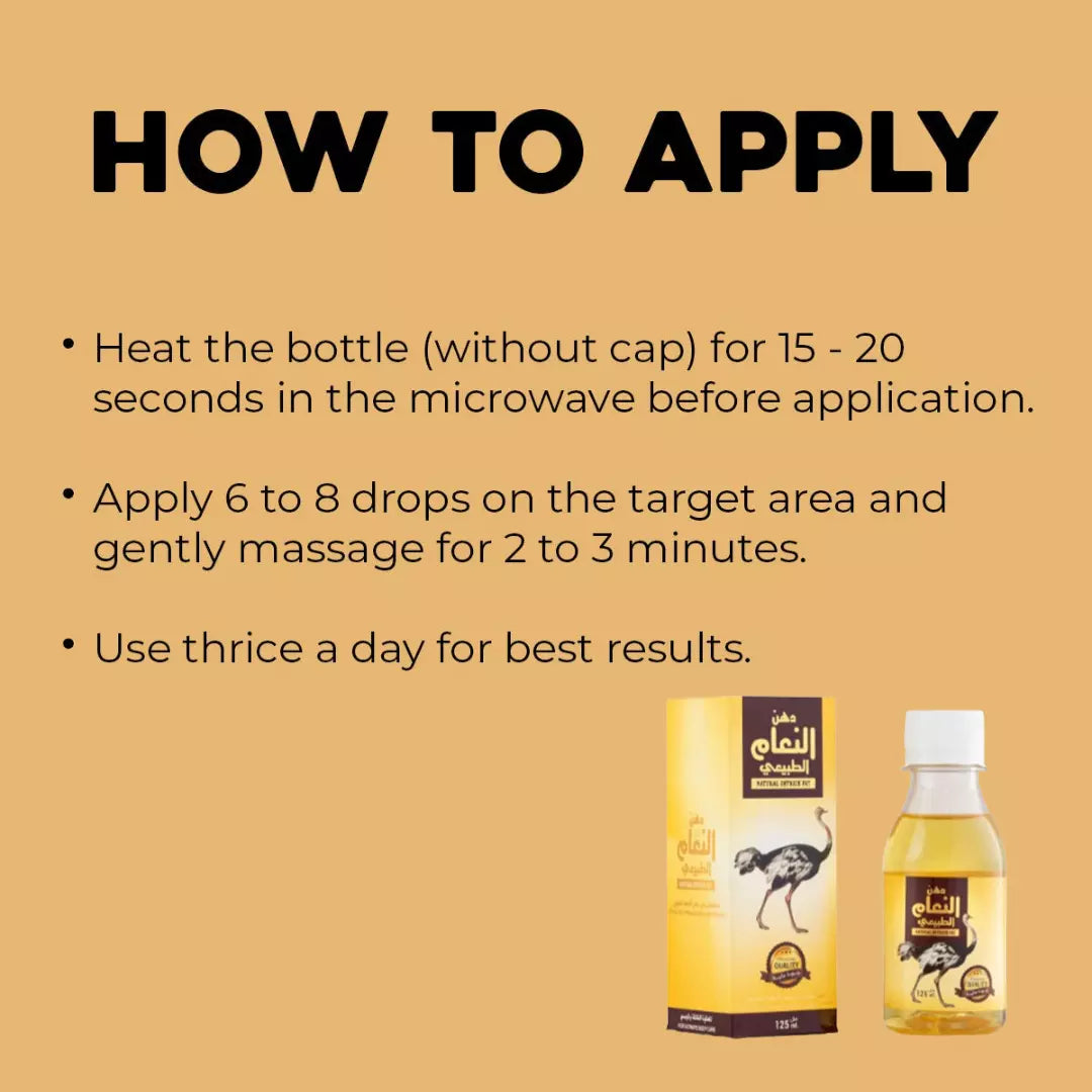 Natural Ostrich Oil 125ml